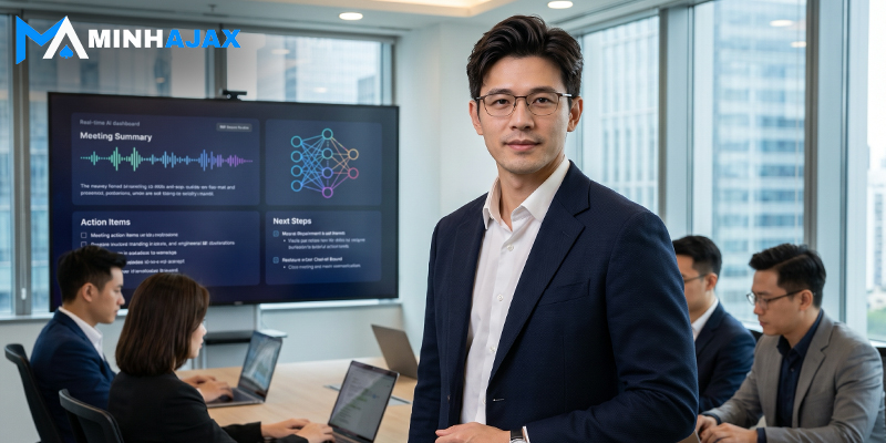 Meeting Summary AI trợ lý tóm tắt cuộc họp
