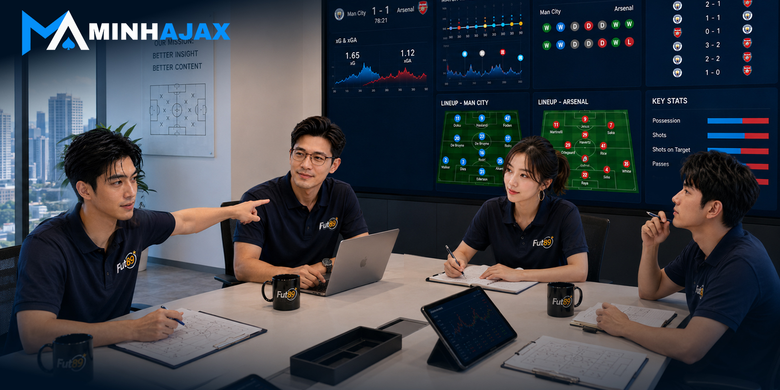 Minh Ajax trao đổi cùng đội ngũ tipster FUT89