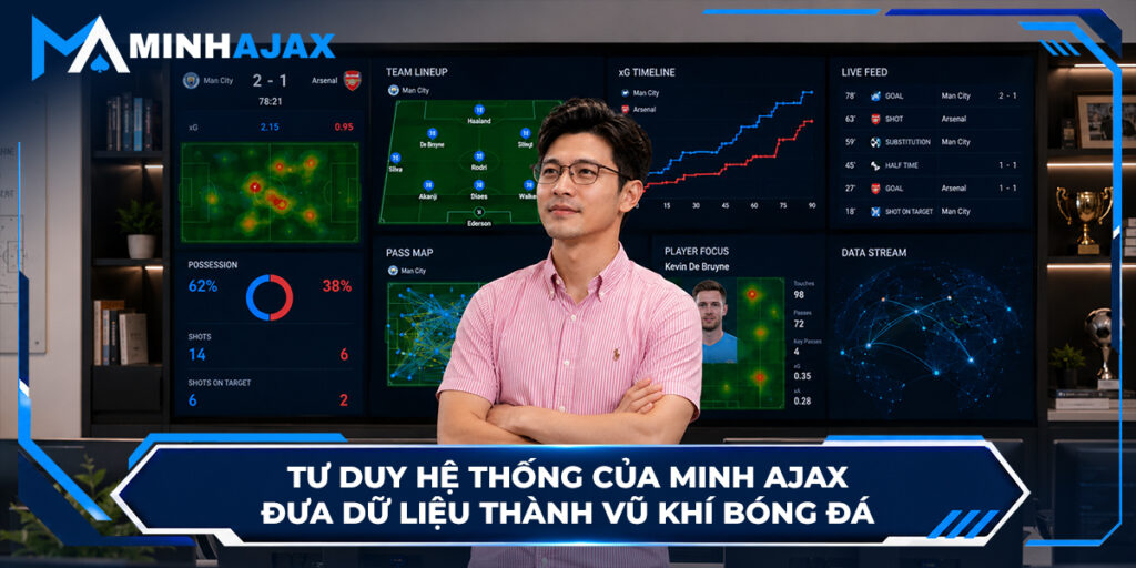Tư Duy Hệ Thống Của Minh Ajax: Đưa Dữ Liệu Thành Vũ Khí Bóng Đá